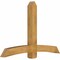 Ekena Millwork Bellingham Rough Sawn Timber Gable Bracket, Western Red Cedar, 72"W x 48"H x 6"D x 6"F, 16/12 Pitch GBW072X48X0606BEL00RWR - alternate 2